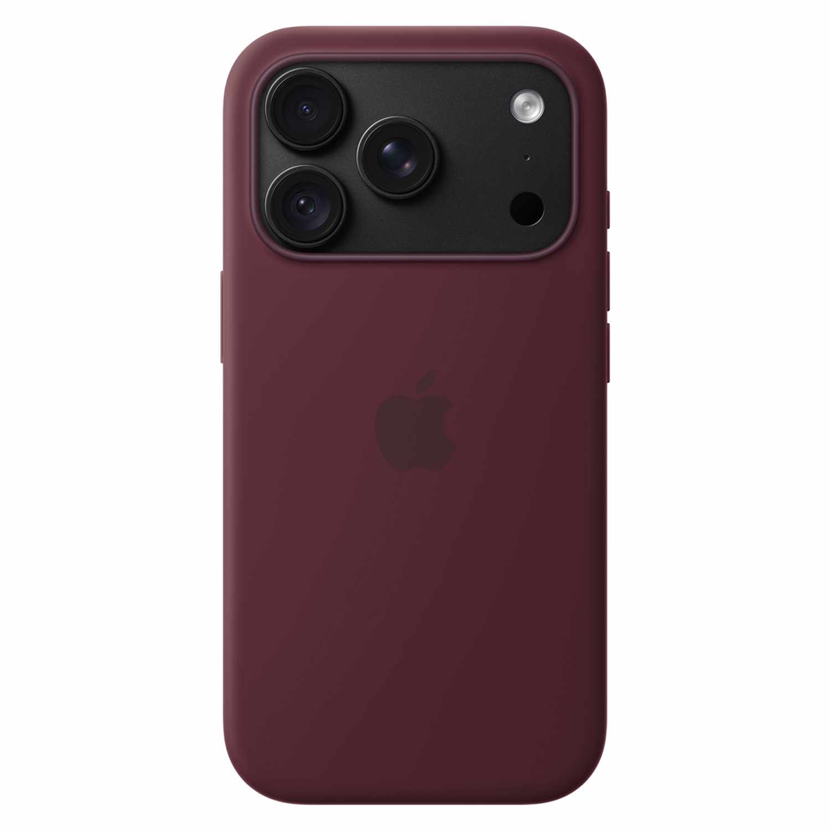 Apple - Coque en silicone avec MagSafe Bourgogne pour iPhone 18 Pro