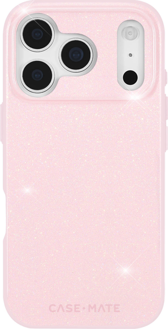 Case-Mate - Opaque Twinkle MagSafe Case for Apple iPhone 18 Pro/17 Pro - Ballet Pink