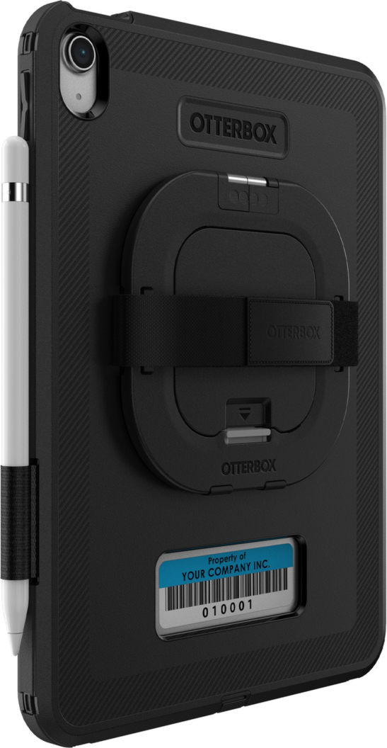 <p>Ideal for on-the-go work, OtterBox’s Defender Series for business delivers rugged protection and comes with a Kickstand and hand strap.</p>