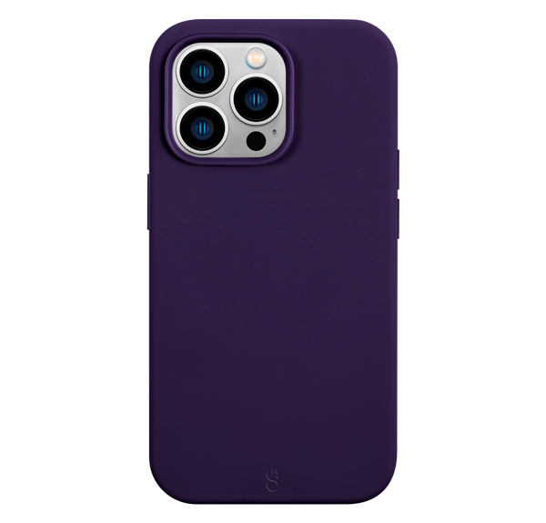 LOGiix - Silicone Case Vibrance Mag for iPhone 14 Pro Max - Midnight Purple