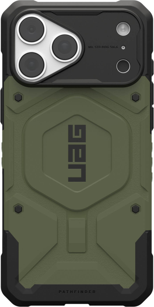 UAG - Étui robuste Pathfinder MagSafe Olive Drab pour iPhone 18 Pro Max/17 Pro Max