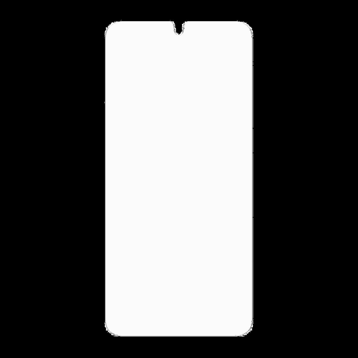 The OtterBox PolyArmor is a screen protector designed to absorb shock without shattering, offering a shield against scratches.