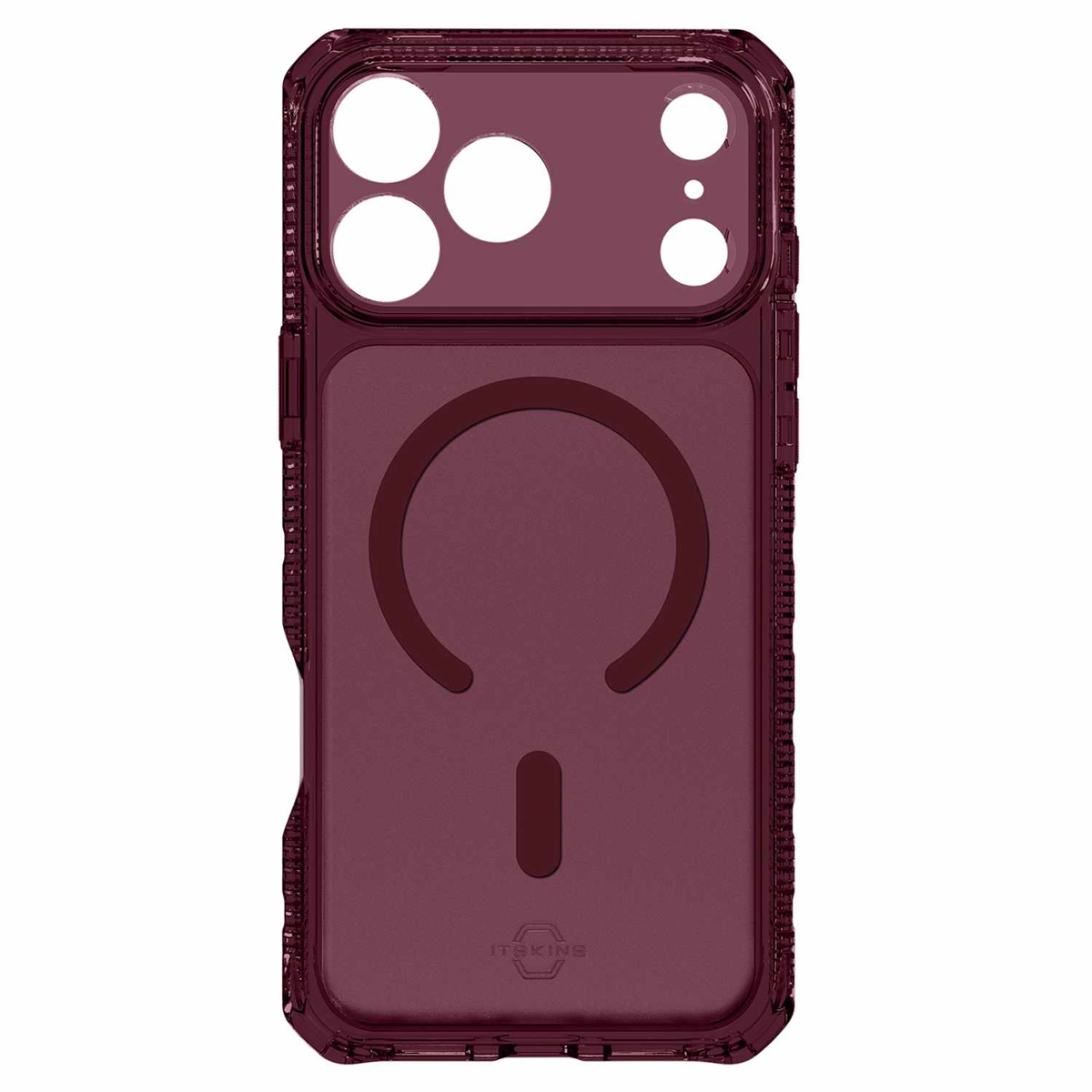 ITSKINS - Hybrid_R Vapor MagSafe Case Plum for iPhone 18 Pro Max/17 Pro Max