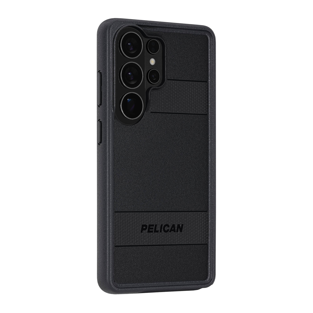 The Pelican Protector Case delivers military-spec 16-foot drop protection with an impact-resistant design, a shock-absorbing lining, and strong built-in magnets.