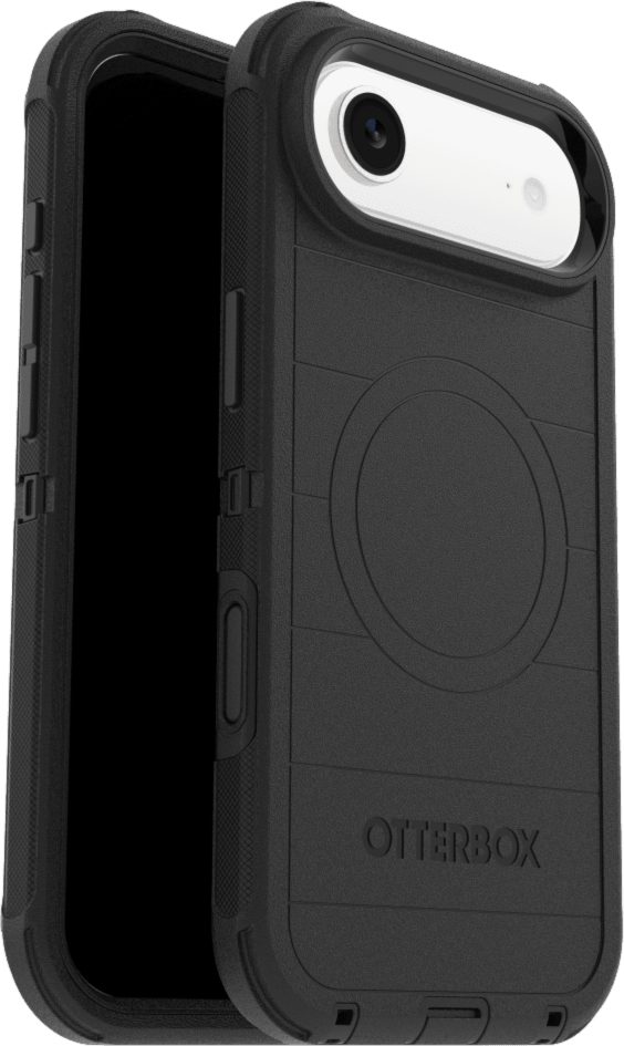 The OtterBox Defender Series Pro with MagSafe is the toughest case providing rugged protection against harsh drops. Equipped with MagSafe magnets and non-slip texturing.