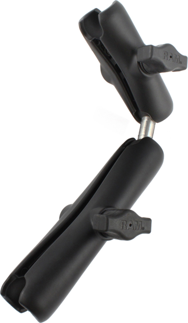 Extend your RAM Mount even further with the RAM Double Socket Arm with Dual Extension and Ball Adapter for unlimited viewing angles and maximum articulation.