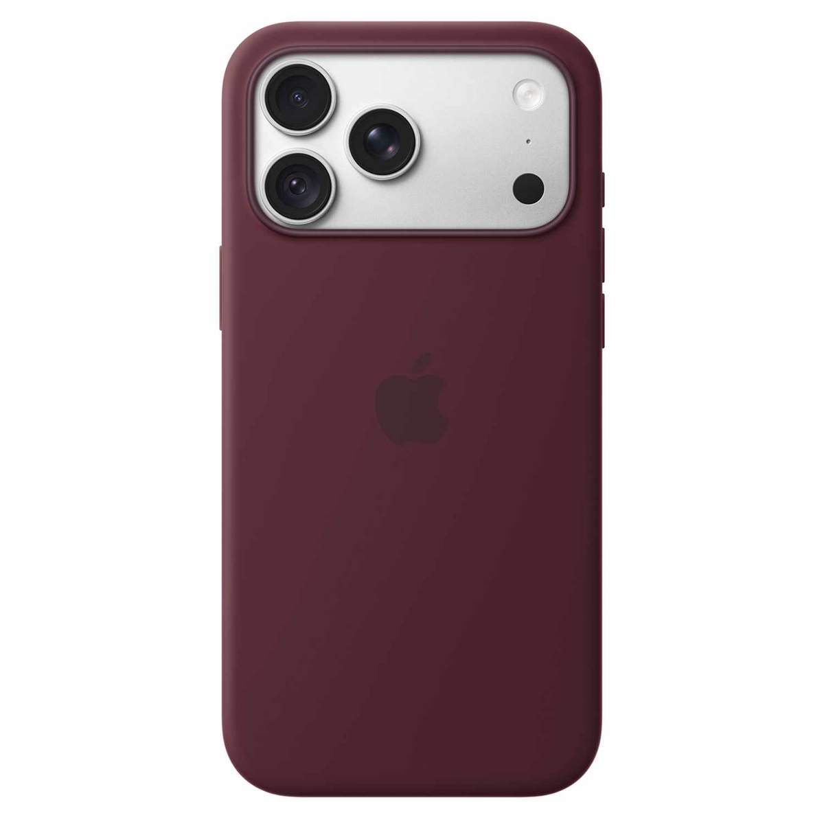Apple - Étui en silicone avec MagSafe Bourgogne pour iPhone 18 Pro Max