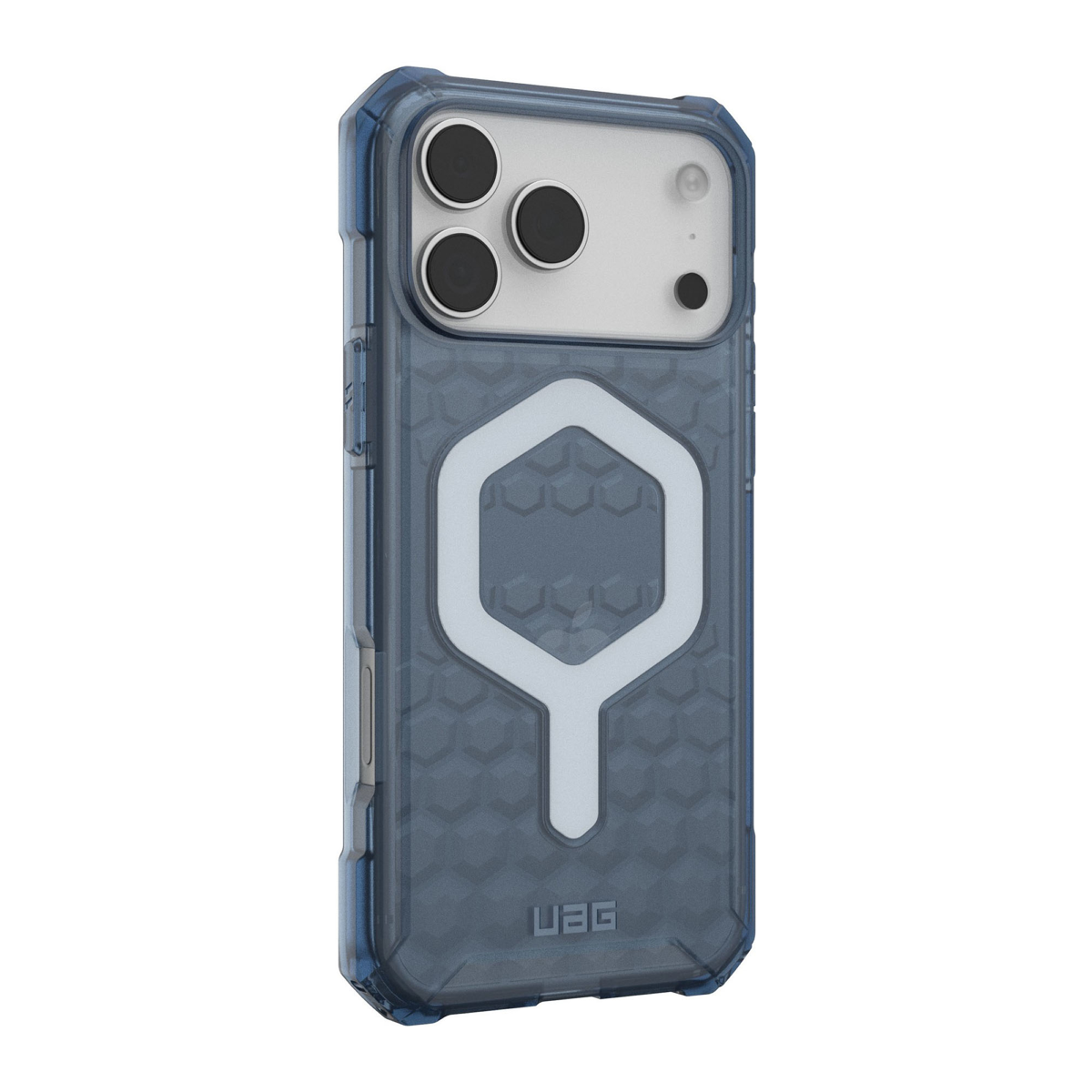 Get uncompromised defense with UAG Essential Armor – a one-piece TPU case that features an ultra-thin design, 15 ft drop protection and is compatible with MagSafe charging.