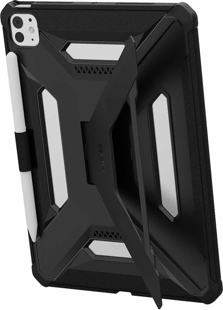 UAG 124491114040 Étui Scout+ avec Béquille Noir pour iPad Pro 11 2024 (5e Gén)