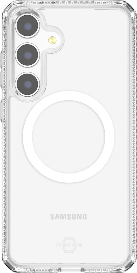 Hybrid_R Clear Case Compatible w/MagSafe for Samsung Galaxy S25