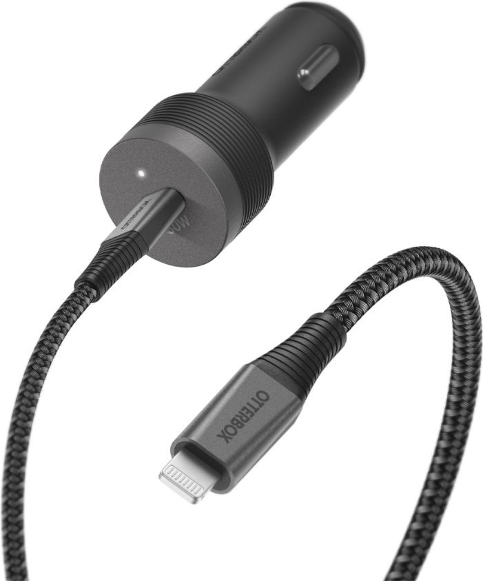 <p>Power on the go with the OtterBox Premium Pro 30W Lightning to USB-C Car Charger and Cable Kit. Play music, navigate GPS and answer calls while getting from A to B and arrive powered for more.</p>