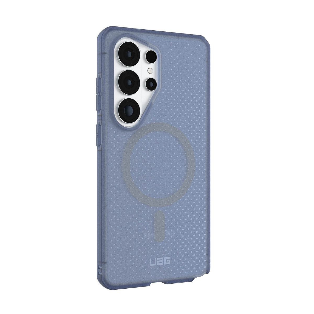 The UAG Dot case keeps devices protected without sacrificing style, featuring soft-touch silicone, a micro-perforated design, and a built-in magnet for magnetic accessories.