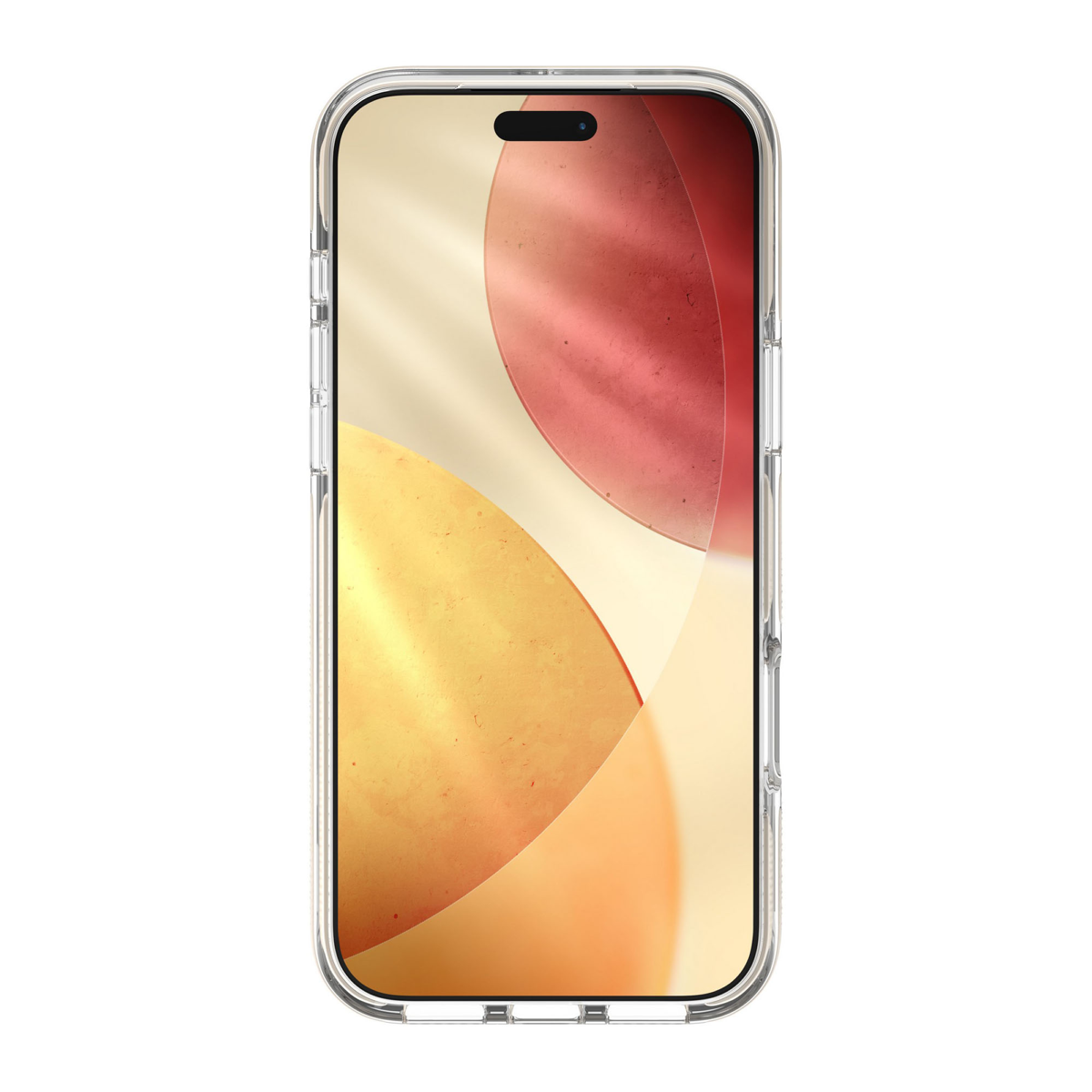 The ZAGG Santa Cruz Snap is a transparent case with pops of color that accent its design. It offers 13-foot drop protection, a sturdy kickstand that folds flush with the case, and is MagSafe compatible.