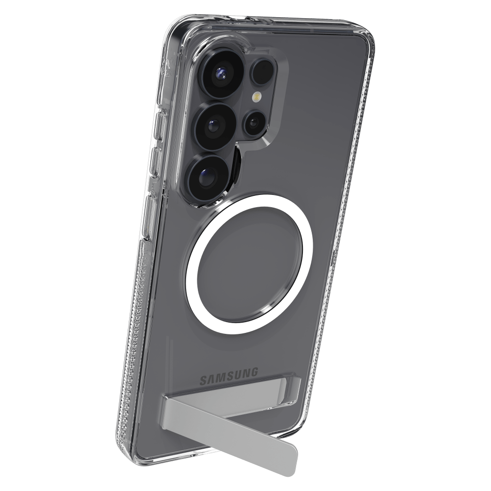 ZAGG - Crystal Palace Snap Case with Kickstand for Samsung Galaxy S26 Ultra - Clear
