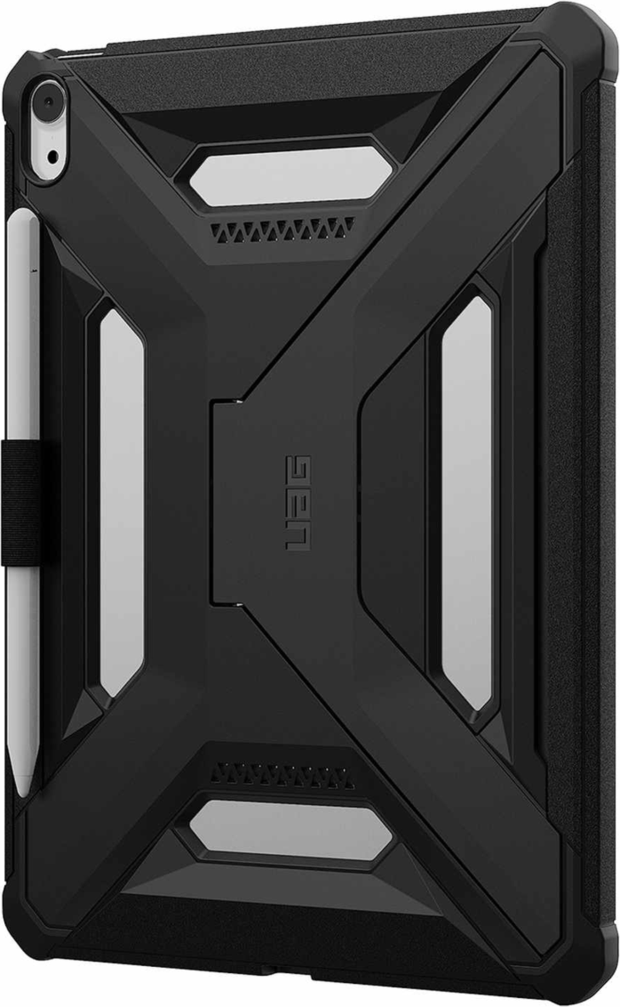 UAG 124493114040 Étui Scout+ avec Béquille Noir pour iPad Air 11 2025 (7e Gén)/2024 (6e Gén)