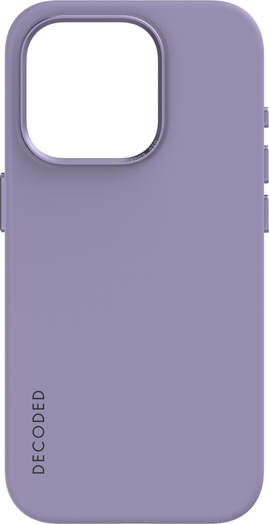 Decoded - Silicone Backcover for iPhone 15 Pro - Lavender