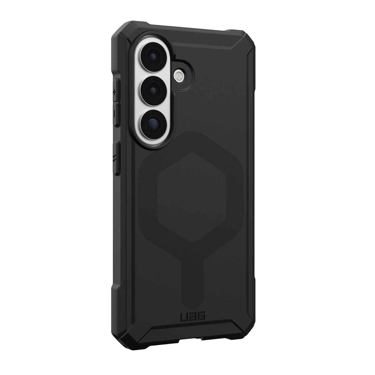 Get uncompromised defense with UAG Essential Armor – a one-piece TPU case that features an ultra-thin design, 15 ft drop protection and a built-in magnet module.
