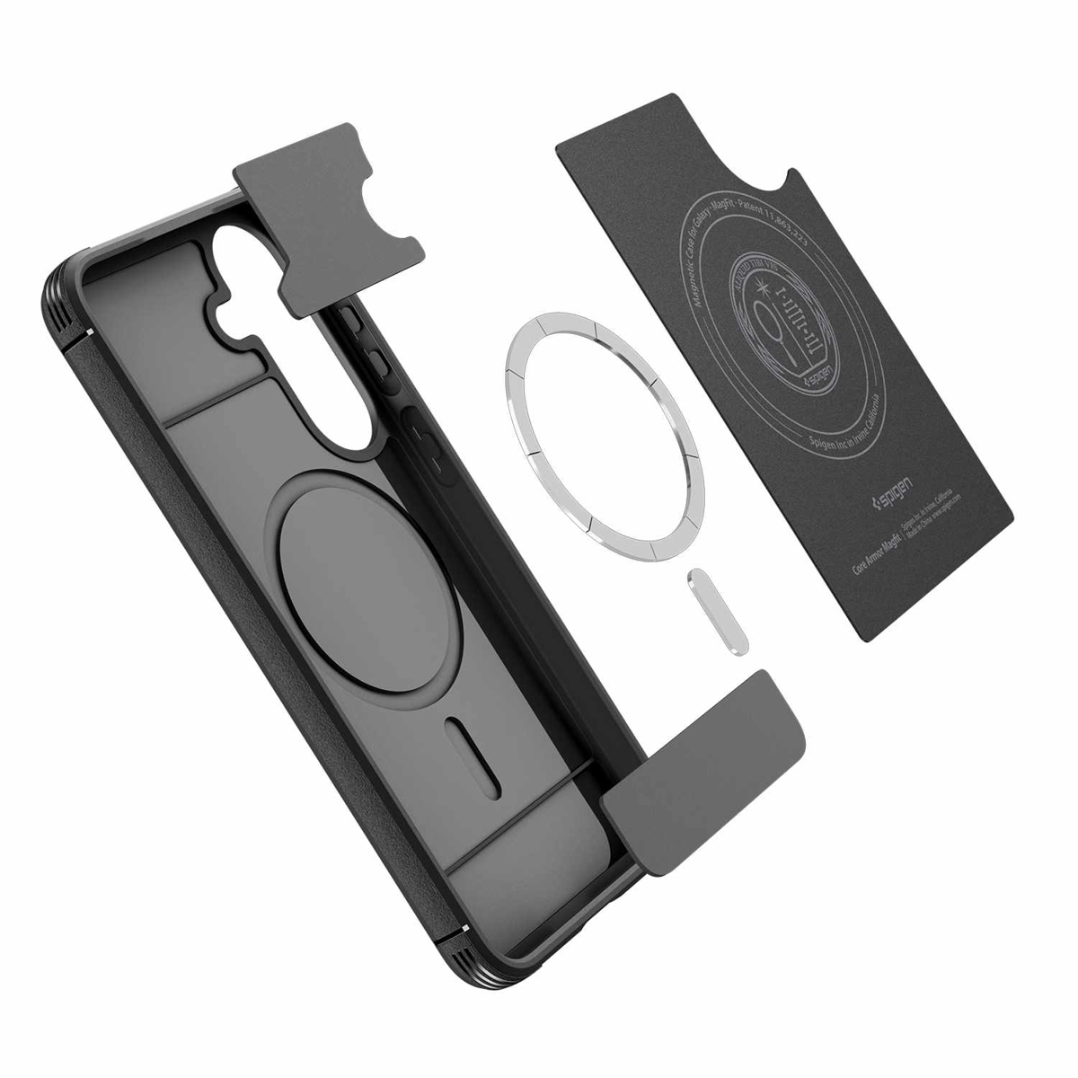 Spigen - Core Armor MagFit Noir mat pour Samsung Galaxy S26 FE