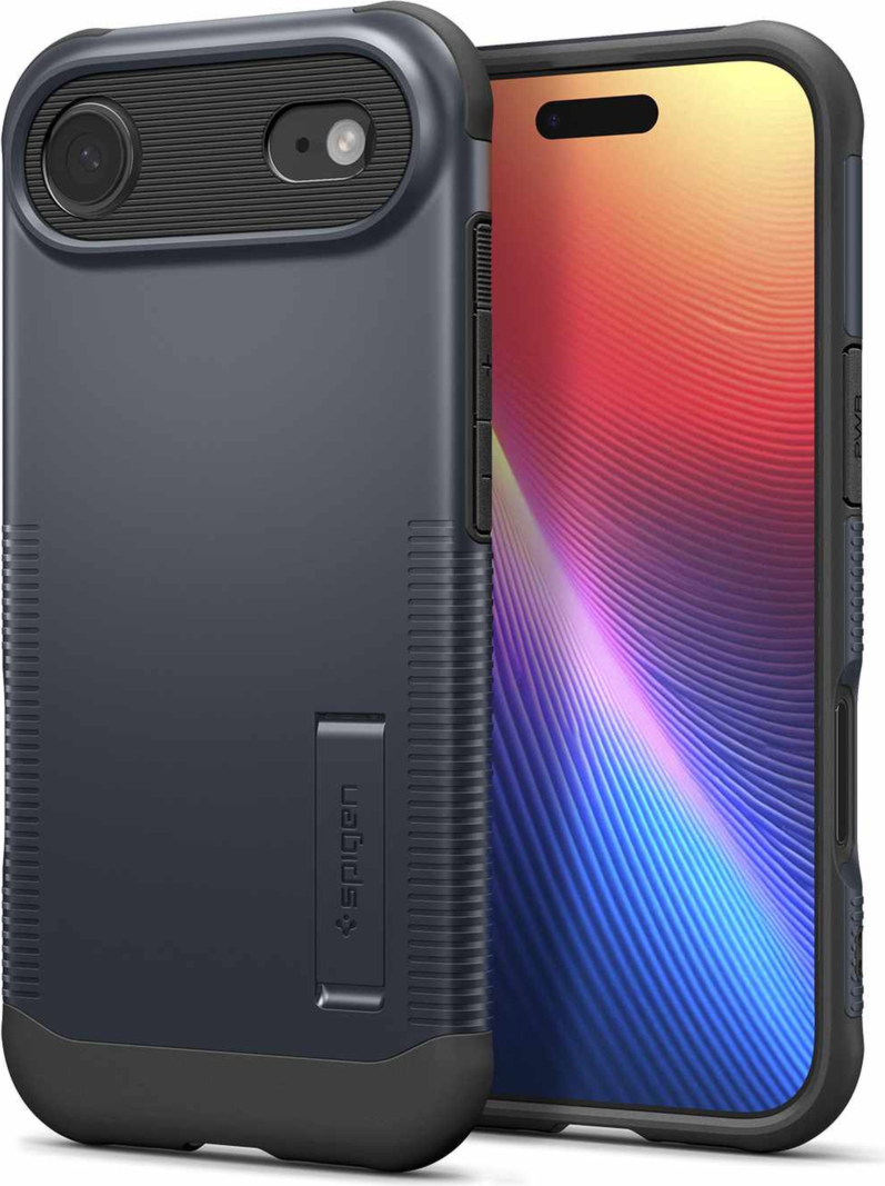 Spigen Slim Armor MagFit pour iPhone Air - Ardoise métallique