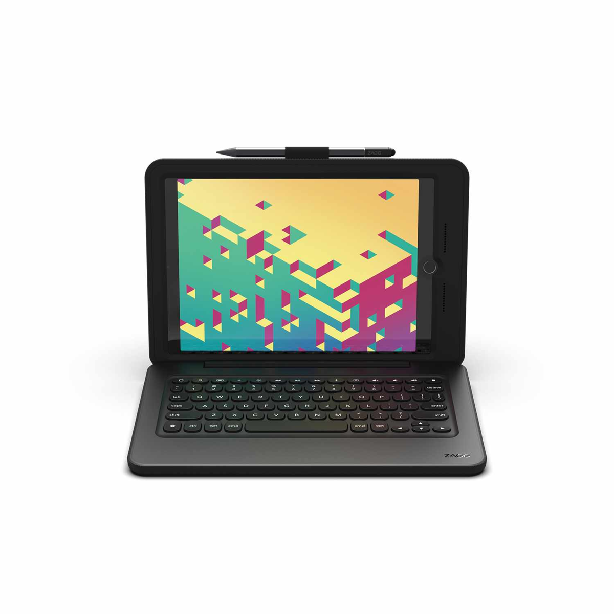 ZAGG - Ensemble clavier et étui Rugged Pro Connect, noir, pour iPad 10,2 pouces 2021/10,2 pouces 2020/10,2 pouces 2019