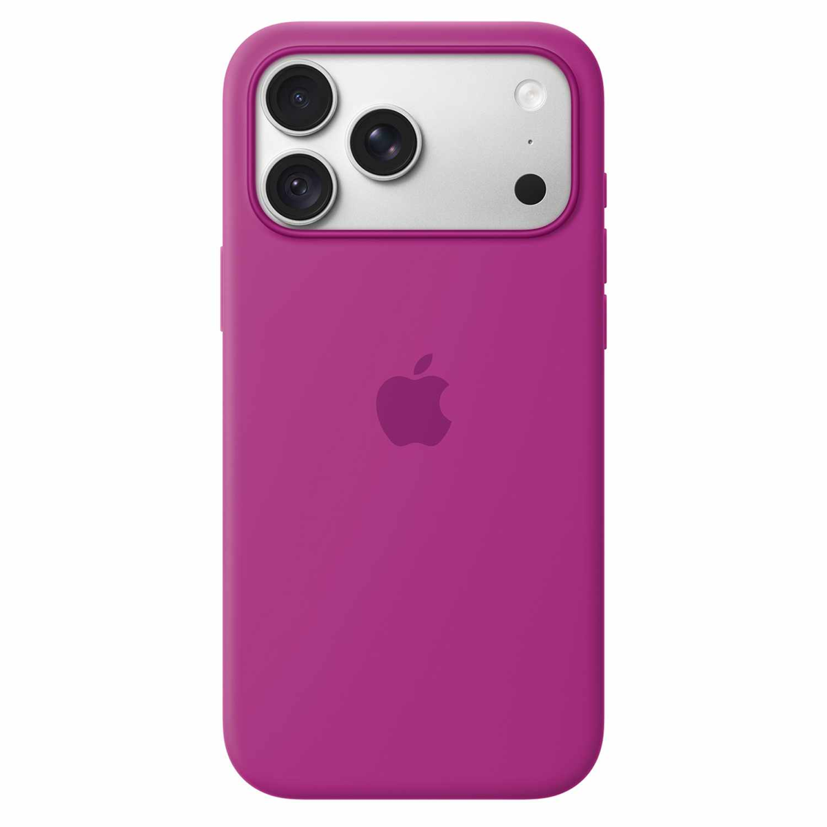 Apple - Étui en silicone avec MagSafe Magenta pour iPhone 18 Pro Max