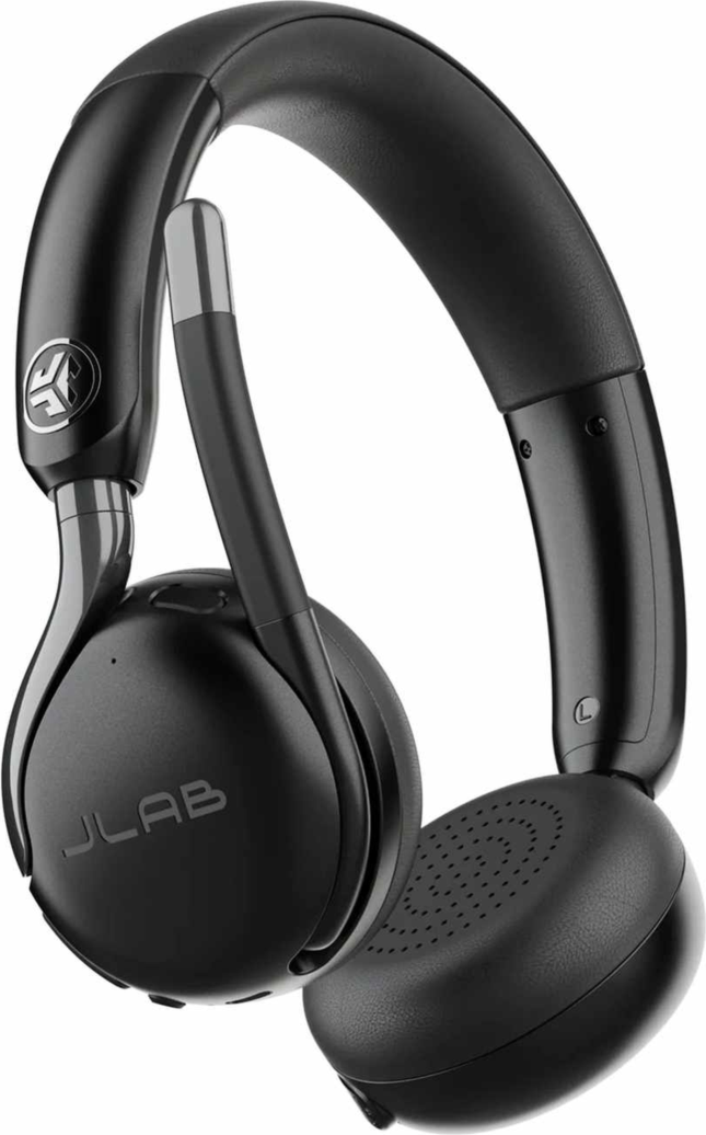JLab - Go Work Gen3 Wireless or Wired Over-the-Ear Headphones - Black