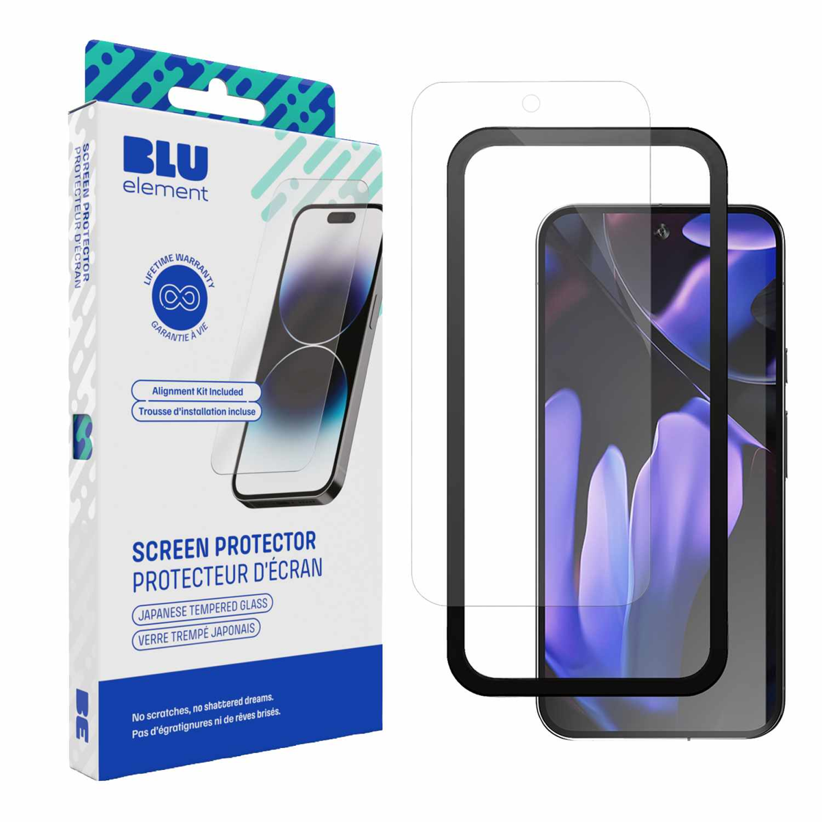Blu Element - Protecteur d'écran en verre trempé avec kit d'installation pour Google Pixel 11 Pro XL