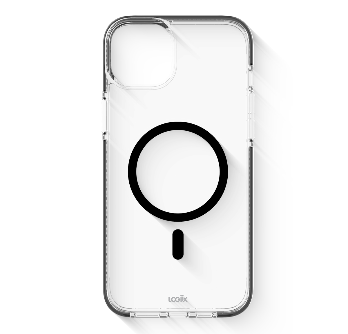 LOGiiX Air Guard Classic Mag pour iPhone 14 Max - Transparent/Blanc