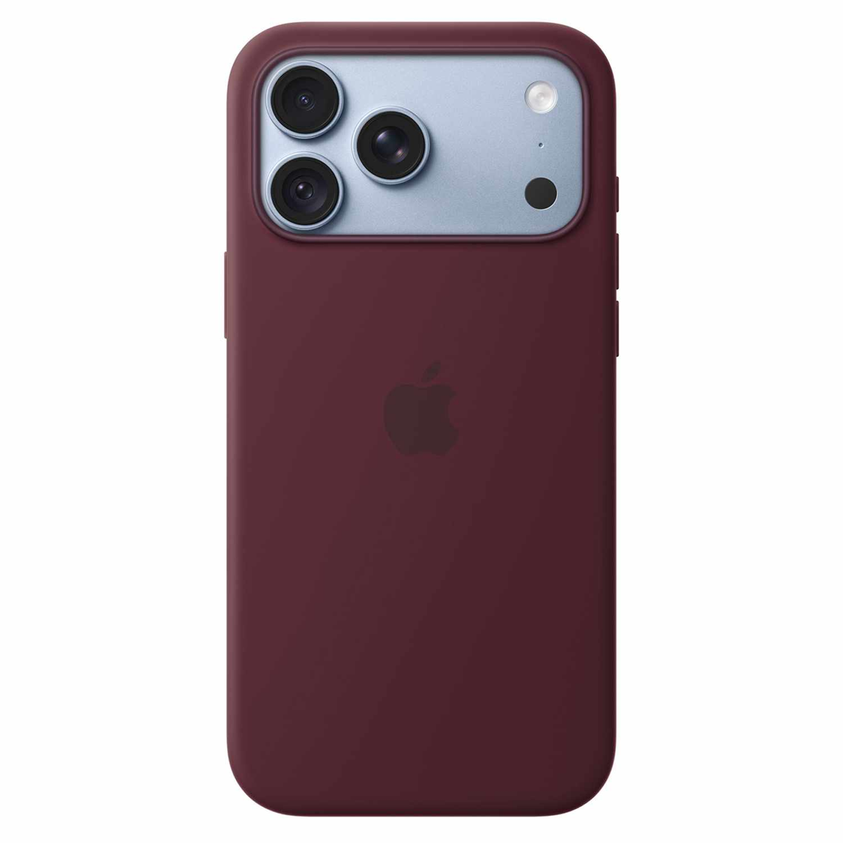 Apple - Silicone Case with MagSafe Burgundy for iPhone 18 Pro Max