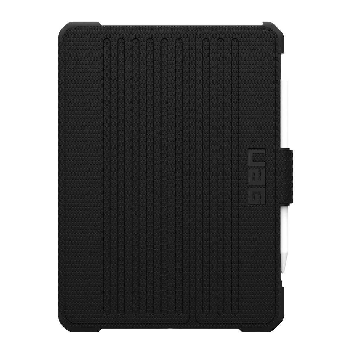 UAG Metropolis Tact.Armr is a rugged folio case with drop protection, adjustable stand functionality, magnetic closure, and premium tactile grip.