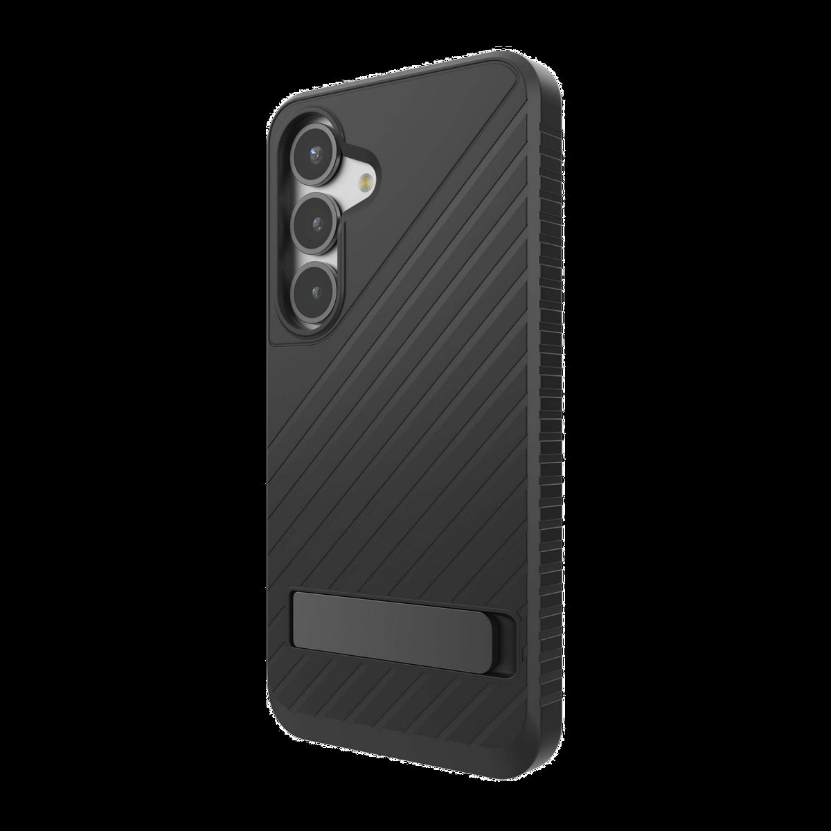 Strengthened with Graphene, ZAGG’s Denali series case with kickstand offers an impressive 16 ft of drop protection.
