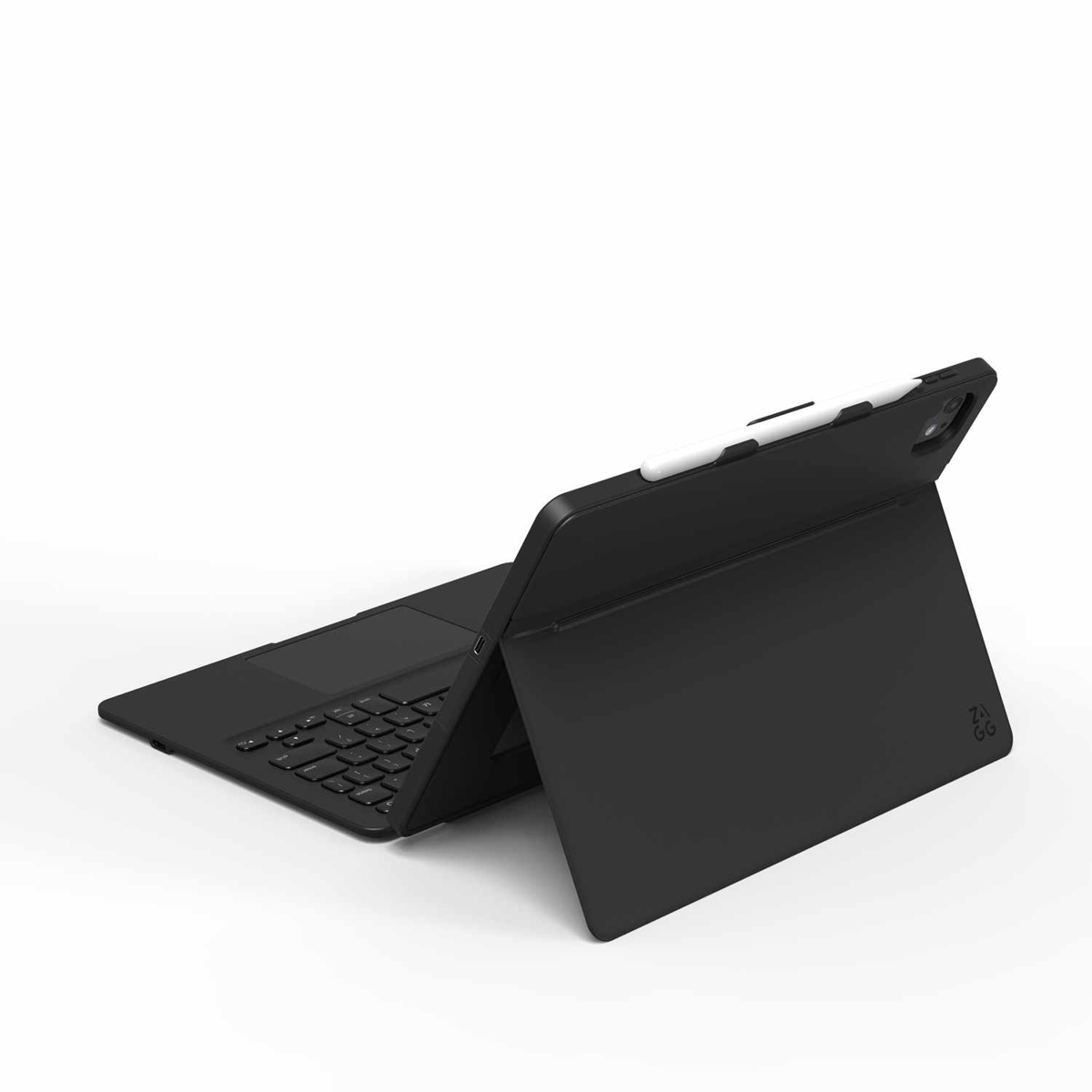 ZAGG 103414789 Étui Clavier avec Pavé Tactile pour Tablette Pro Keys Connect Noir pour iPad Pro 11 2025 (6th Gen)/Pro 11 2024 (5th Gen)