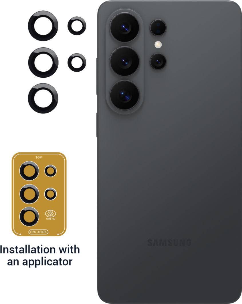 AXS ARMORGlass Pro Protecteur d'objectif pour appareil photo Samsung Galaxy S26 Ultra transparent