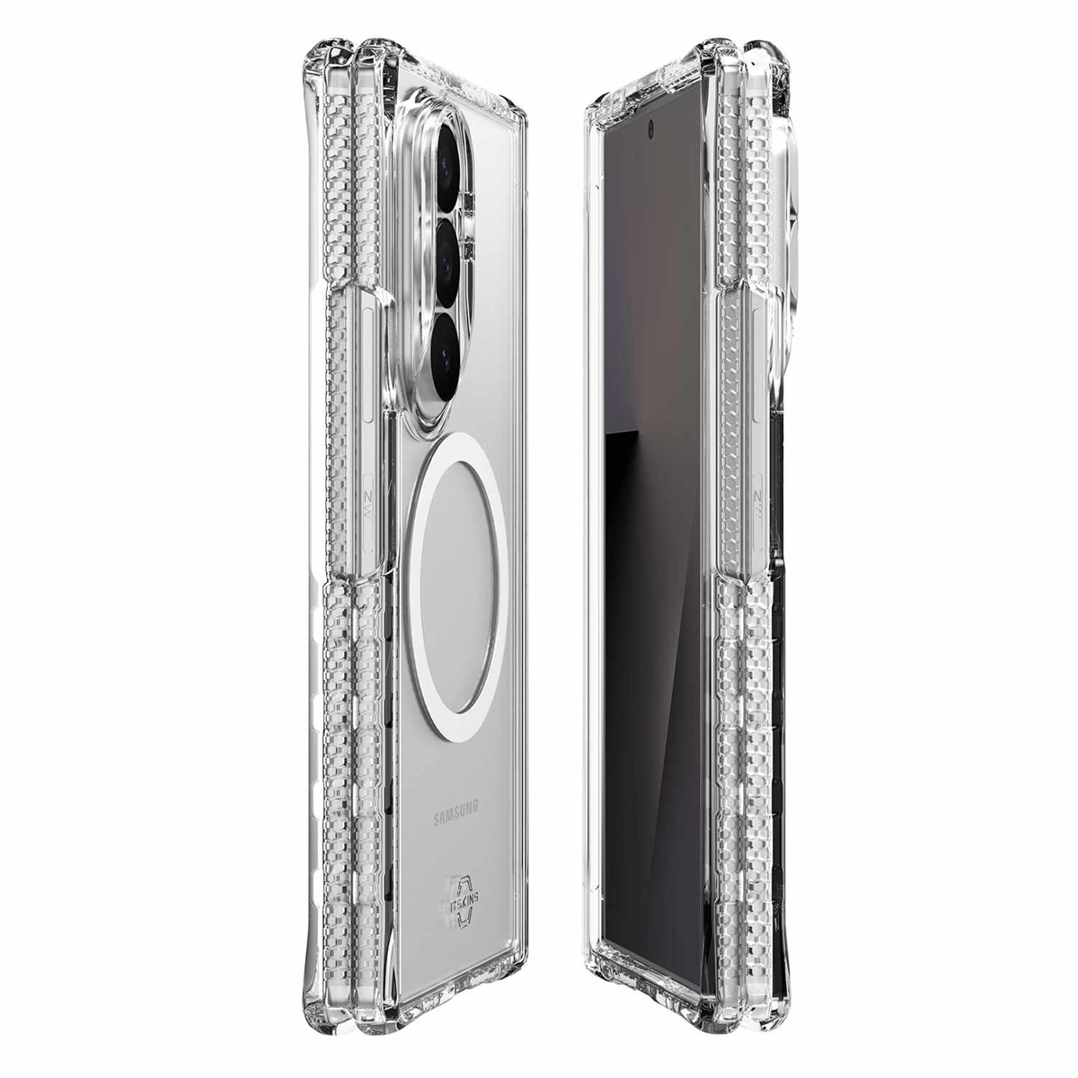 ITSKINS - Hybrid_R Hinge Clear w/Magnets Case for Samsung Galaxy Z Fold8 Ultra