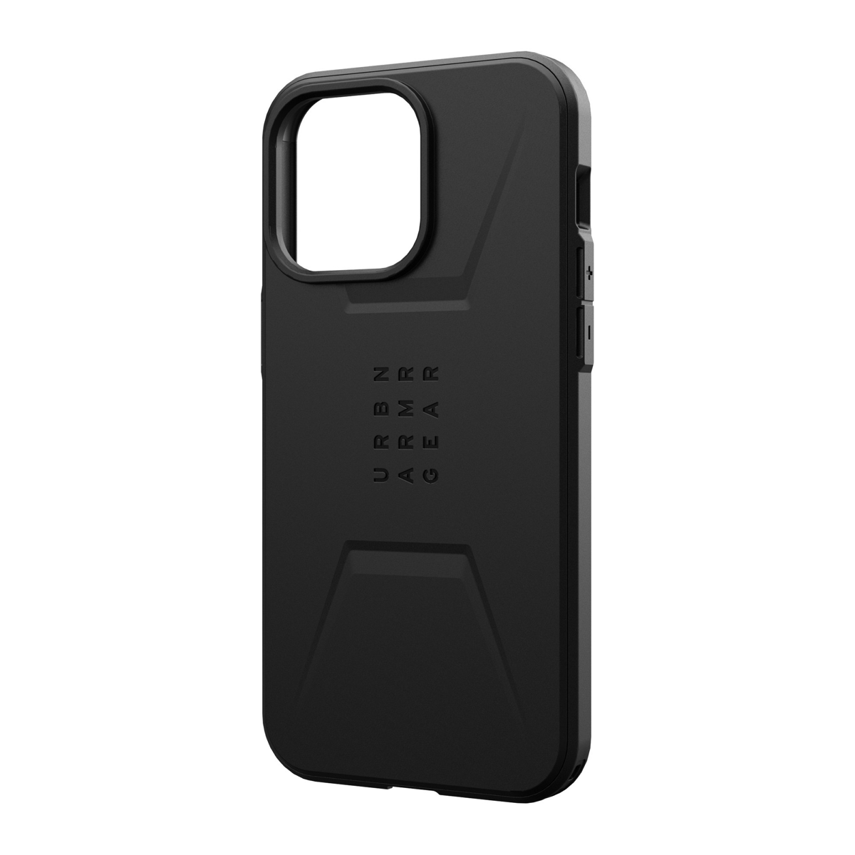 The modern yet rugged UAG Civilian case features shock absorbing construction in a lightweight design that is compatible with MagSafe charging.