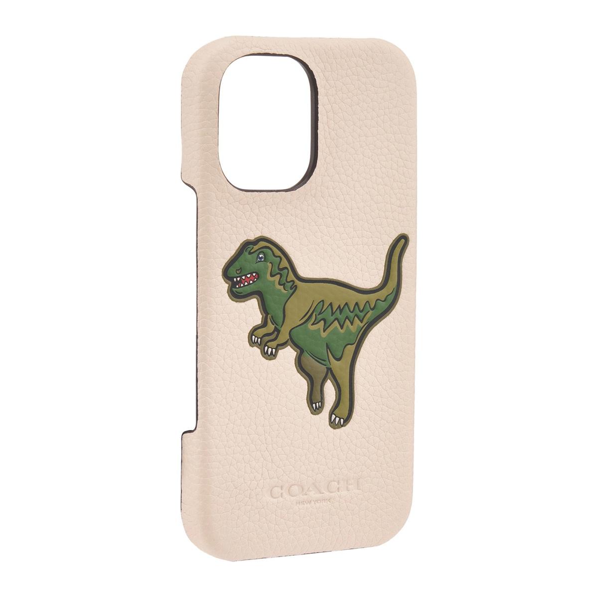 iPhone 16 Coach Leather Slim Wrap Case - Ivory Rexy