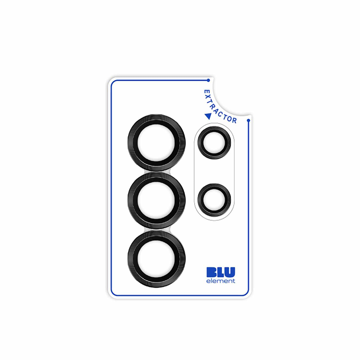 Blu Element BELPS26U Protecteur D'objectif en Aluminium 1 par 1 Noir pour Samsung Galaxy S26 Ultra