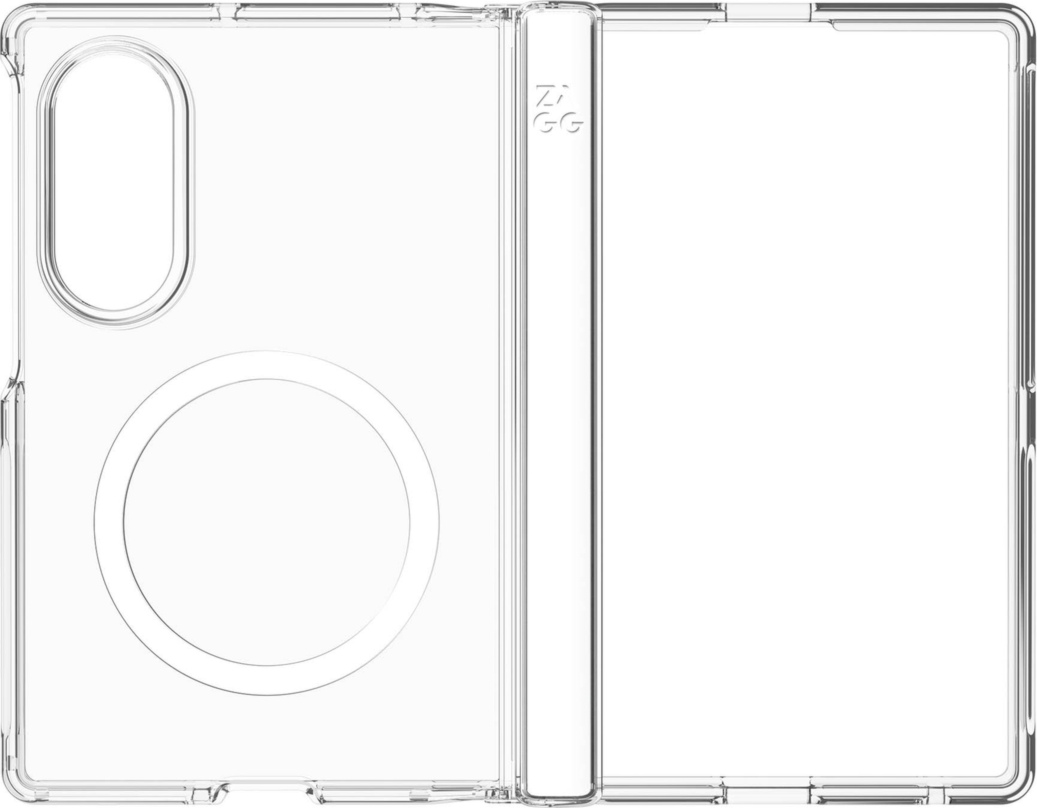 Strengthened with Graphene, ZAGG's Crystal Palace Snap series case combines a slim, crystal-clear profile with up to 13 ft drop protection and strong built-in magnets for magnetic accessories.