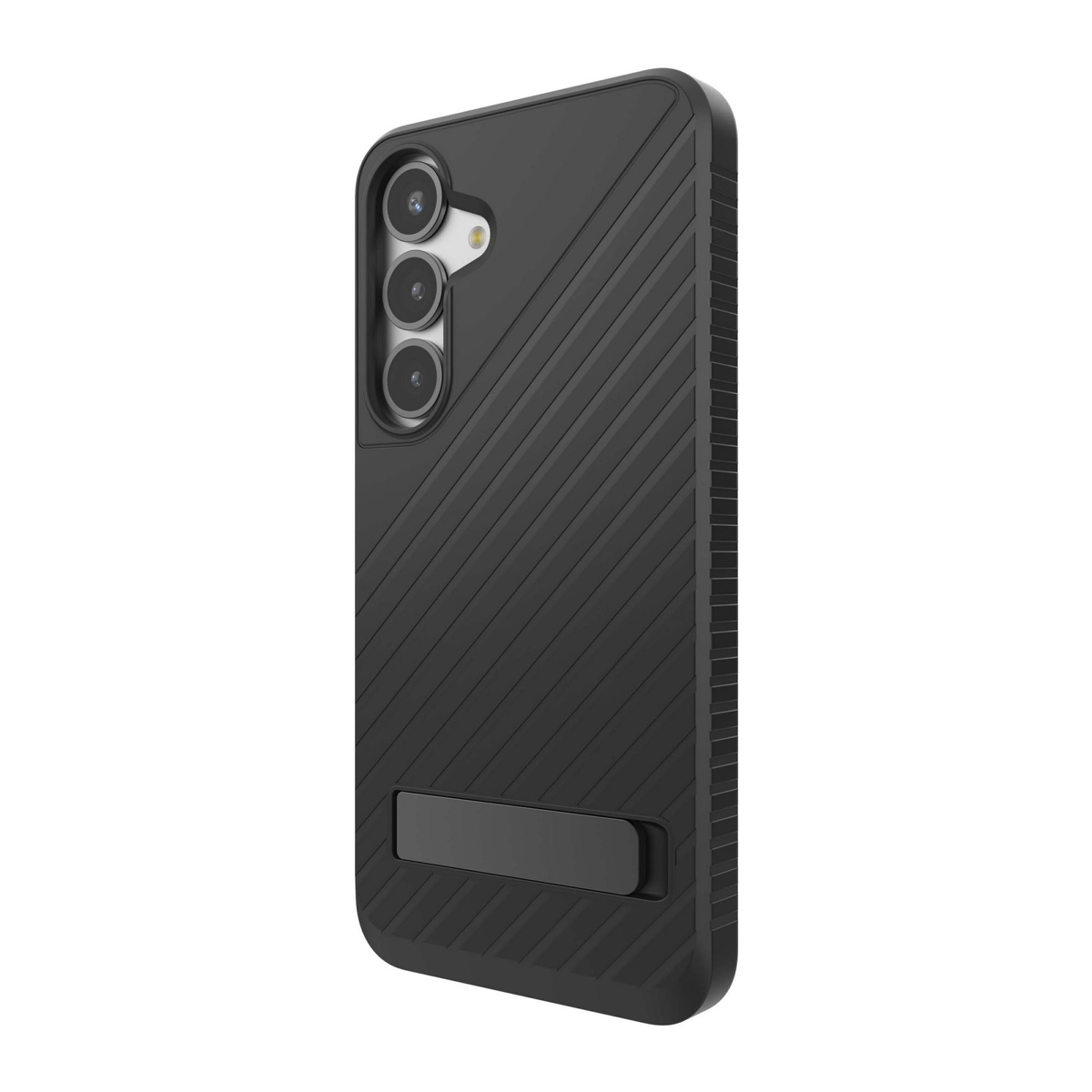Strengthened with Graphene, ZAGG’s Denali series case with kickstand offers an impressive 16 ft of drop protection.