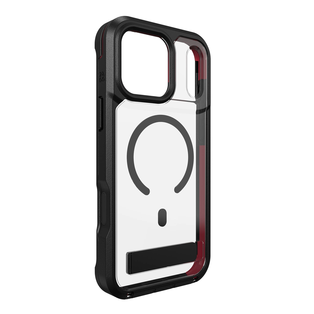 Protecting devices from drops up to 22 feet, the ZAGG Rainier case offers extreme protection with a kickstand and magnetic ring compatible with MagSafe and magnetic accessories.