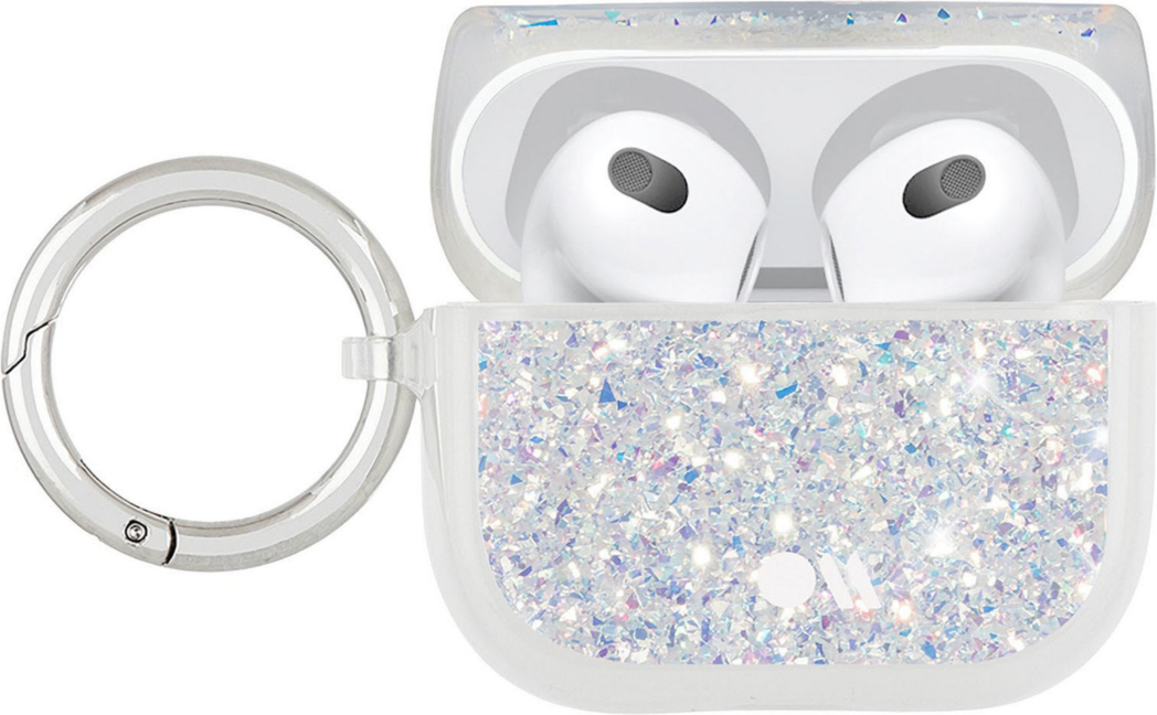 The Case-Mate Twinkle AirPods case adds a sparkling, iridescent touch with a slim design and convenient ring clip.