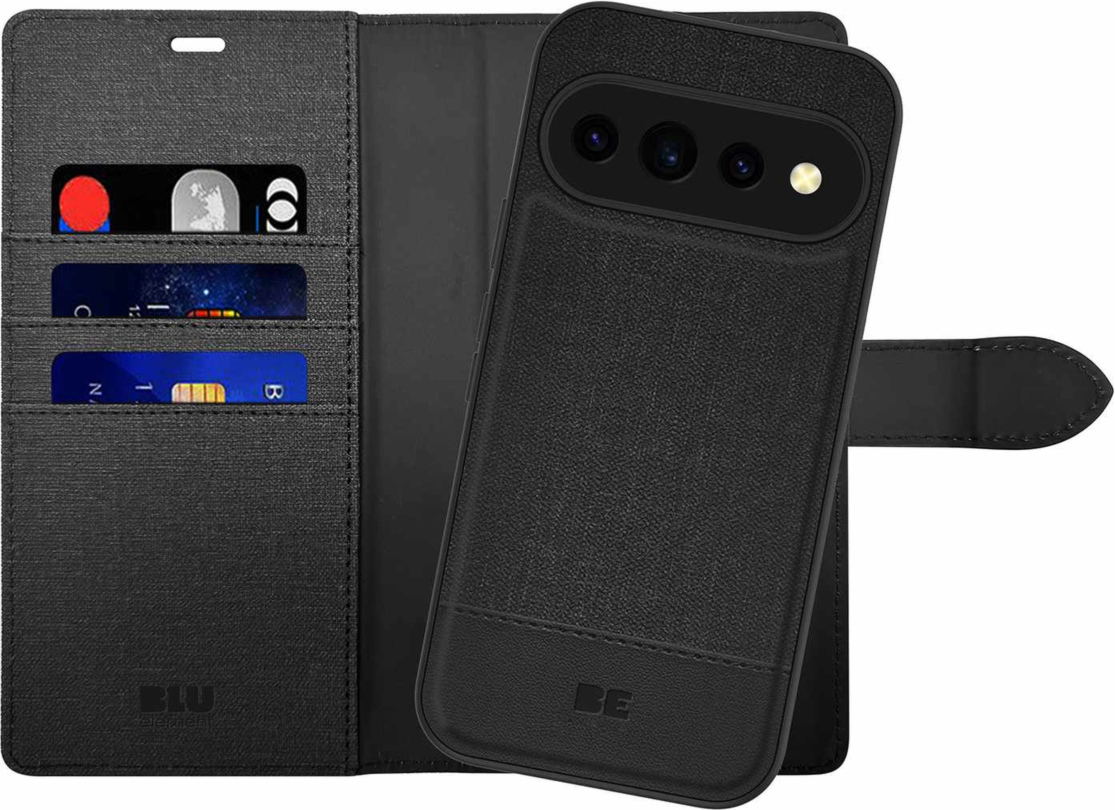 Blu Element - Coque Folio 2-en-1 noire pour Google Pixel 11 Pro XL