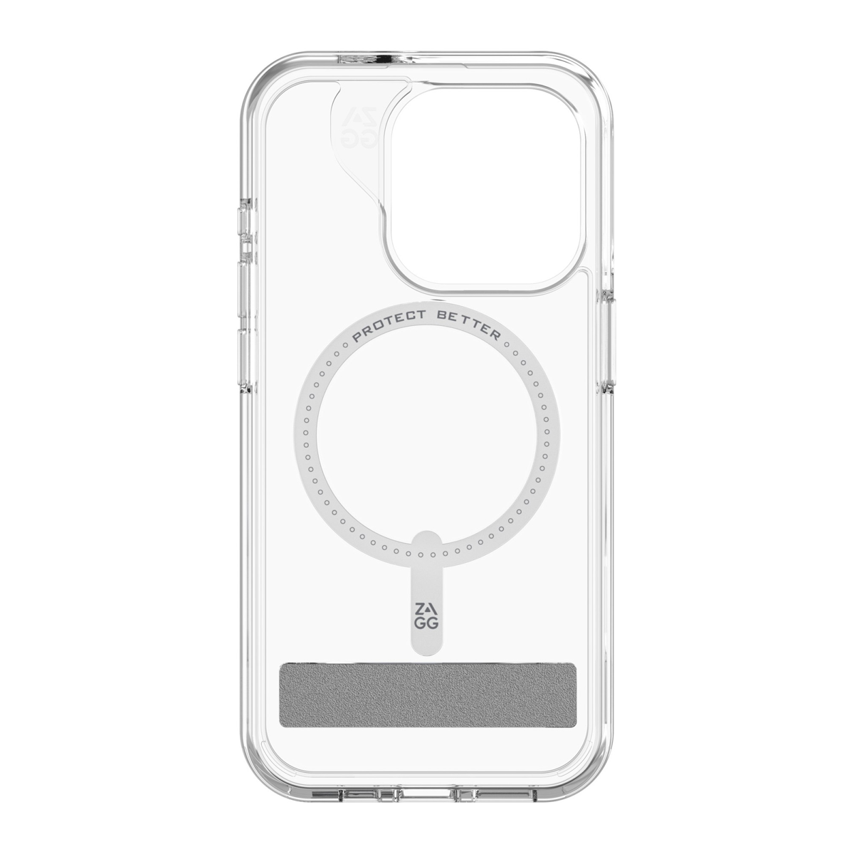 iPhone 15 Pro ZAGG (GEAR4) Crystal Palace Snap Kickstand Case - Clear