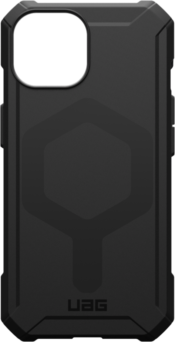 Get uncompromised defense with UAG Essential Armor – a one-piece TPU case featuring an ultra-thin design, 12 ft drop protection and is compatible with MagSafe charging.