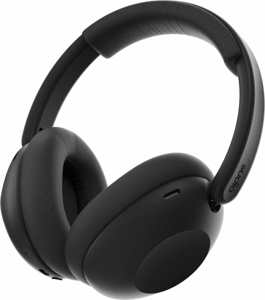 Sudio K3BLK Casque Supra-Auriculaire K3 à Réduction de Bruit Active (ANC) Noir