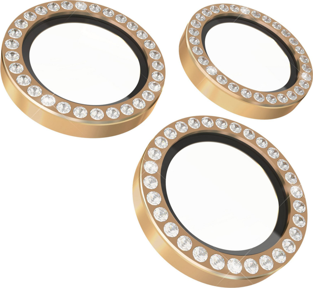 Kate Spade - Aluminum Ring Camera Lens Glass Protector for Apple iPhone 17 Pro Max  /  iPhone 17 Pro - Set in Stone Gold