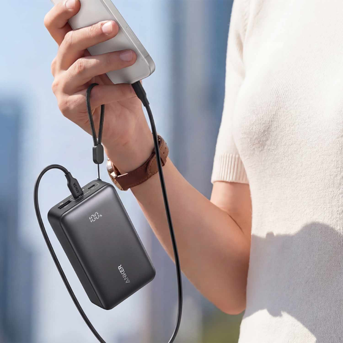 Anker A110JH115 Batterie Portable Compacte 10000 mAh 30W Noir
