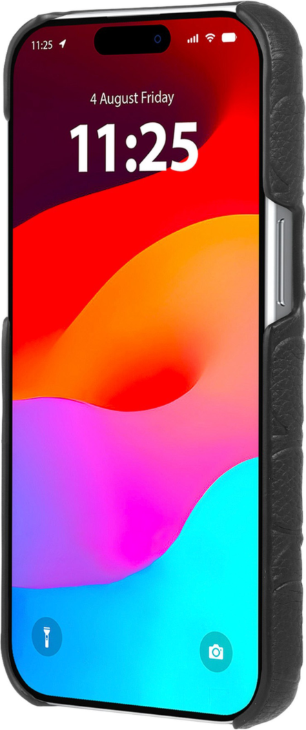 The Coach Leather Slim Wrap Case is durably designed with an impressive 10 ft drop protection and thin profile for wireless charging.