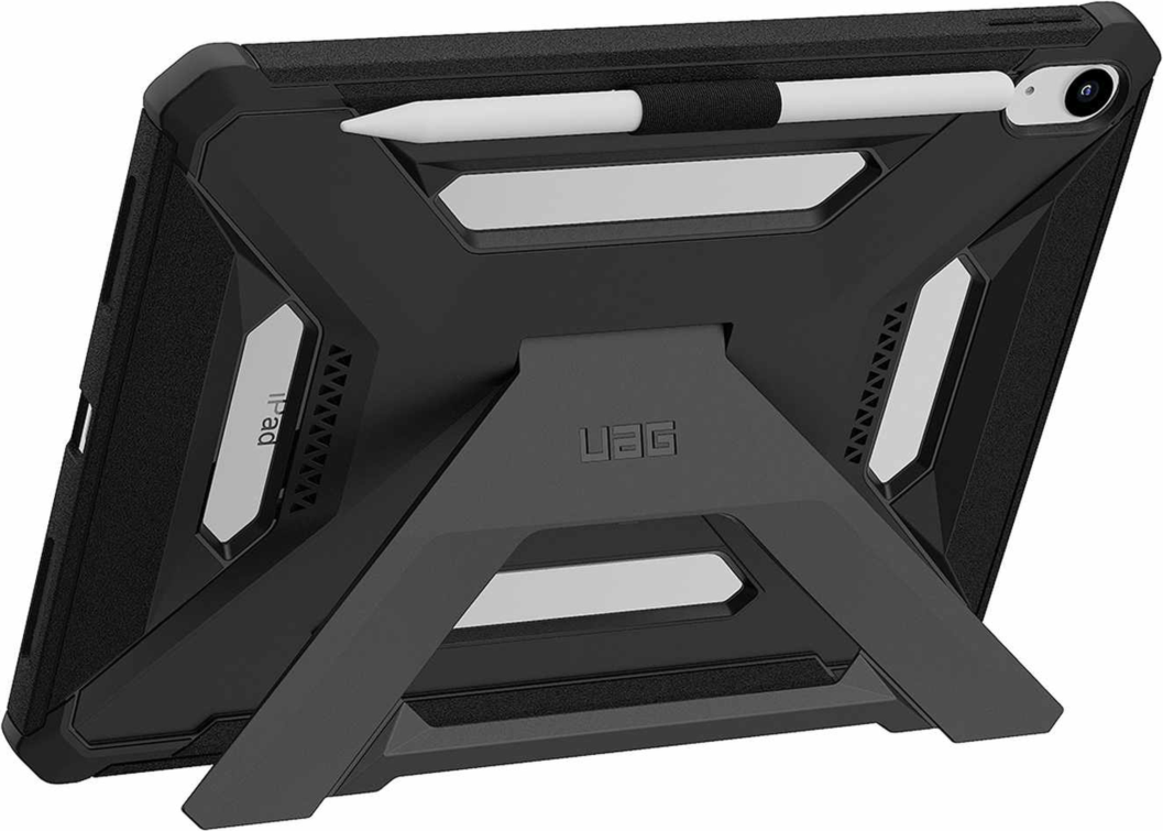 UAG 124495114040 Étui Scout+ avec Béquille Noir pour iPad 11 2025 (11e Gén)/iPad 10.9 2022 (10e Gén)