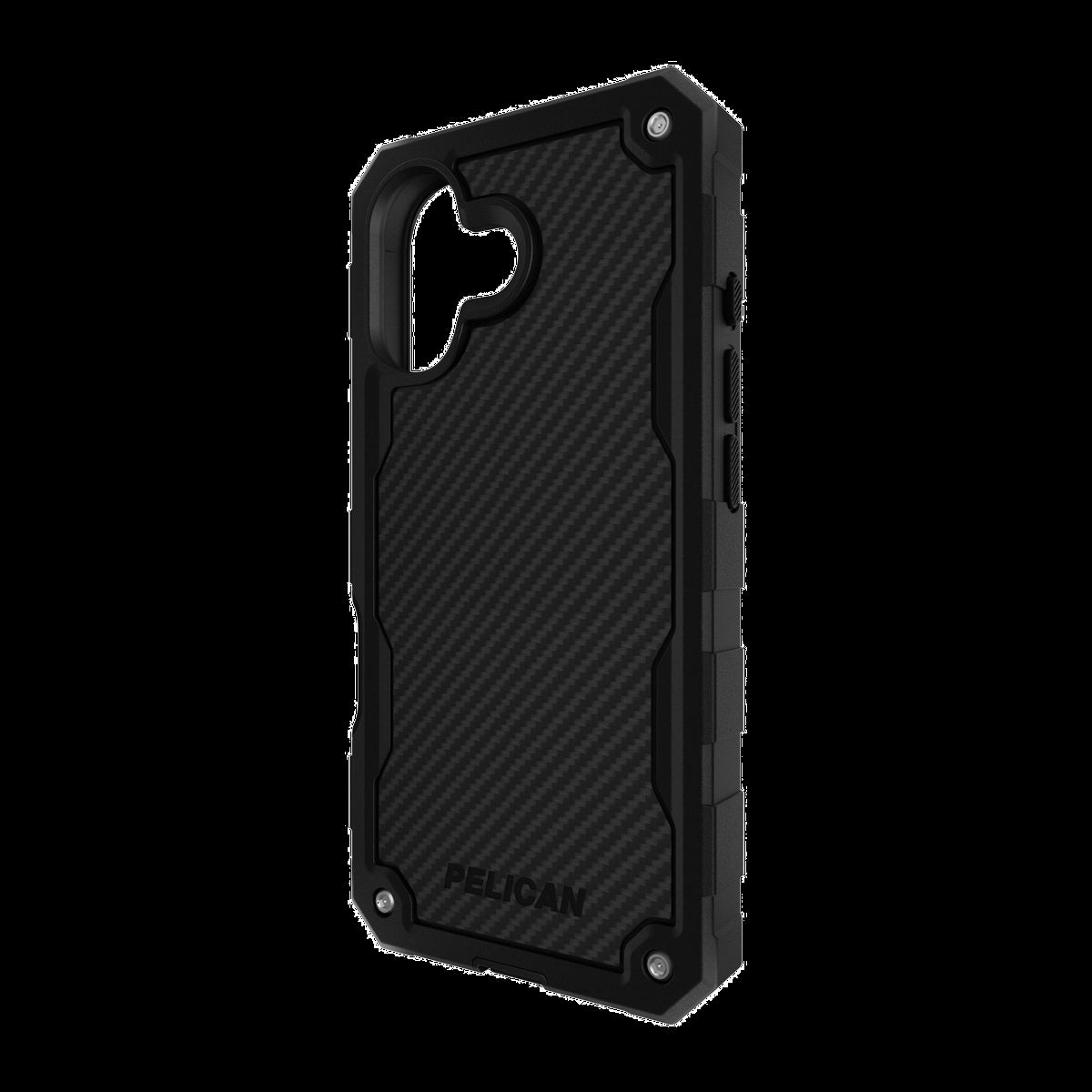 The Pelican Shield MagSafe Case offers 24-foot drop protection, featuring a dual-layer defense, carbon fiber, a textured grip, a versatile belt clip/stand, and MagSafe charging compatibility.